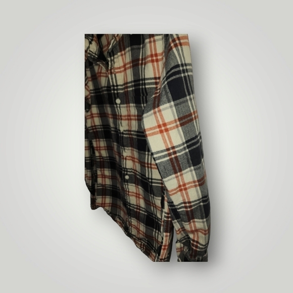 Uniqlo Flannel Checked Long Sleeve Shirt XS Beige TanSize Xs - Picture 4 of 10